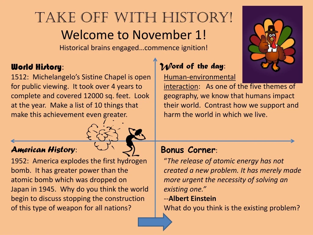 take off with history welcome to november