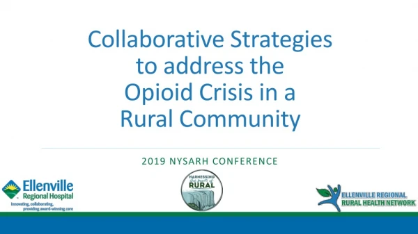 Collaborative Strategies to address the Opioid Crisis in a Rural Community
