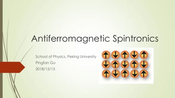 Antiferromagnetic Spintronics