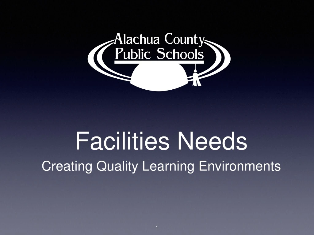 facilities needs