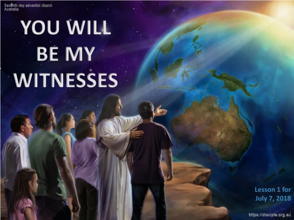 YOU WILL BE MY WITNESSES