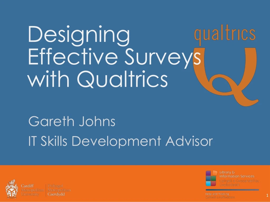 designing effective surveys with qualtrics