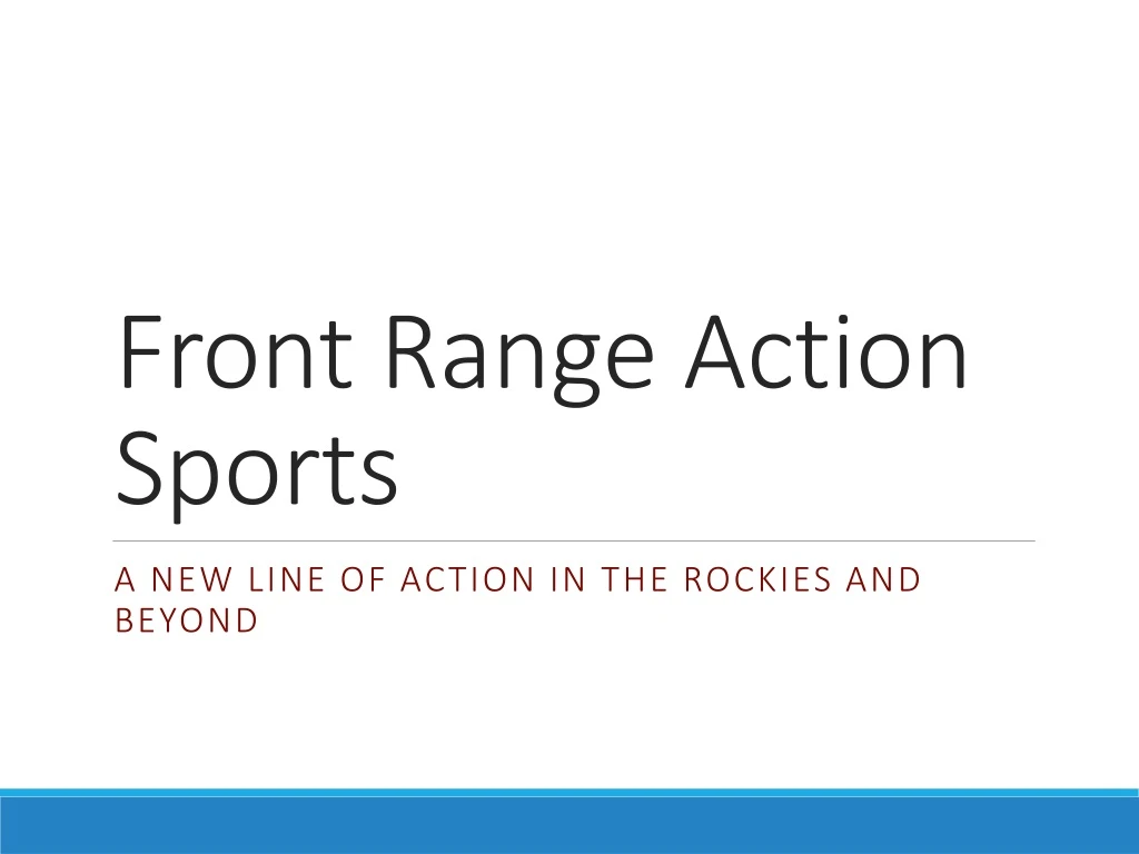 front range action sports