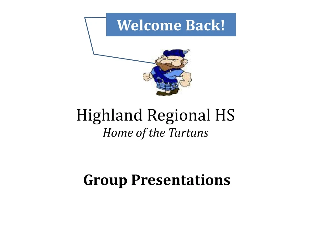 highland regional hs home of the tartans