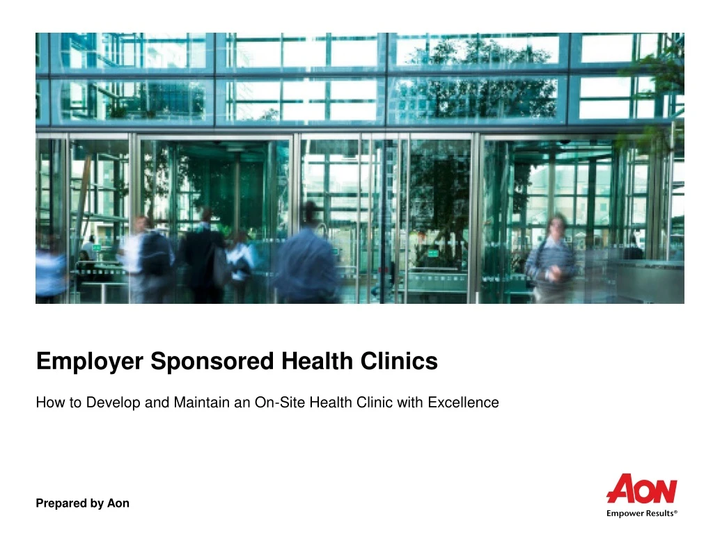 employer sponsored health clinics