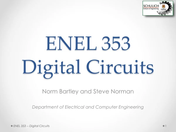 ENEL 353 Digital Circuits