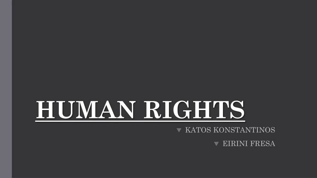 human rights