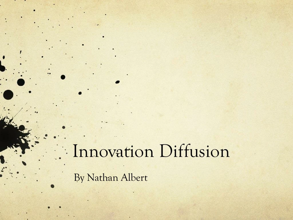 innovation diffusion