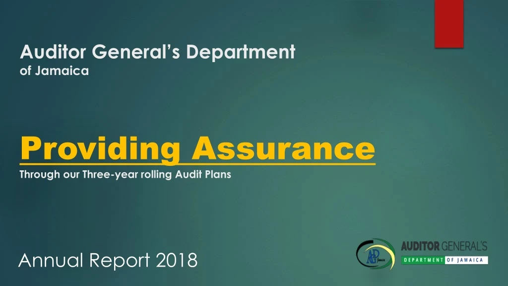 providing assurance through our three year rolling audit plans