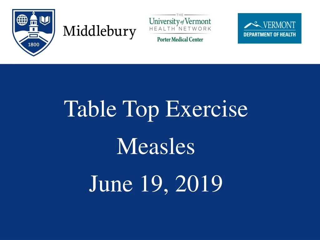 table top exercise measles june 19 2019