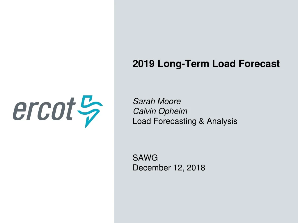 2019 long term load forecast sarah moore calvin
