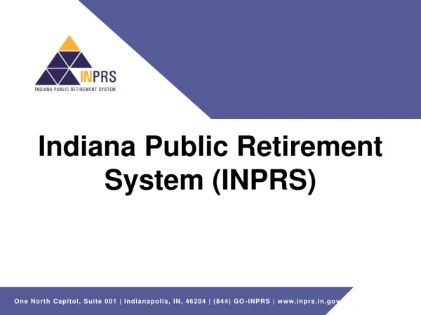 Indiana Public Retirement System (INPRS)