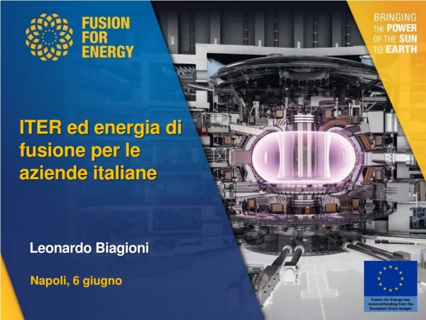 ITER ed energia di fusione per le aziende italiane