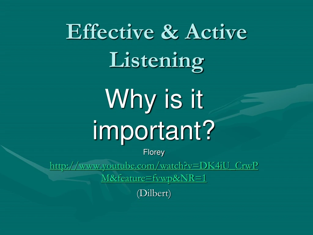 effective active listening