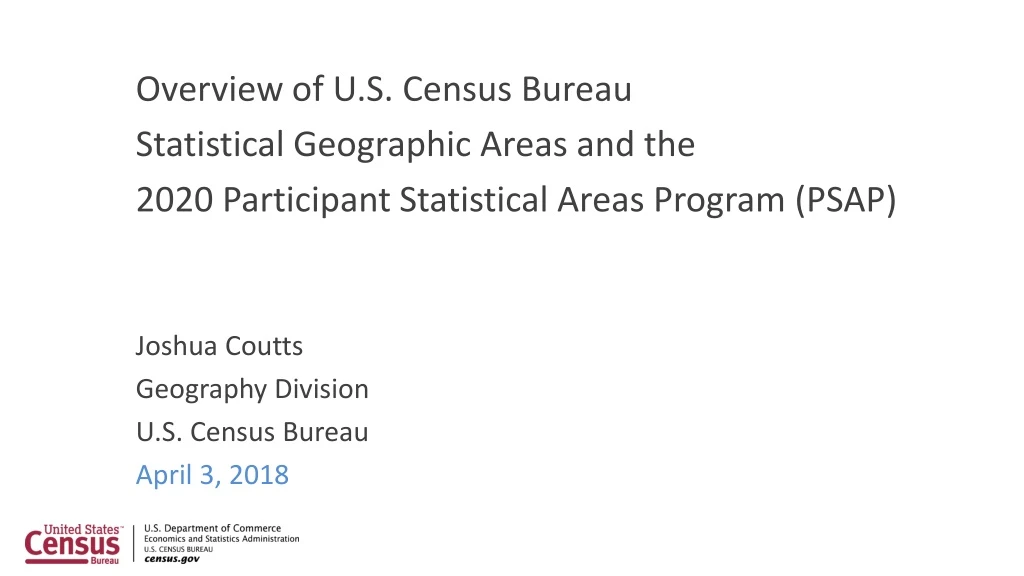 overview of u s census bureau statistical