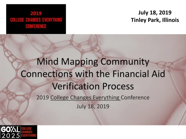 Mind Mapping Community Connections with the Financial Aid Verification Process