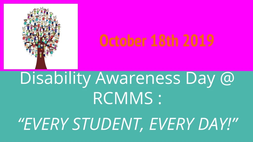 disability awareness day @ rcmms every student every day
