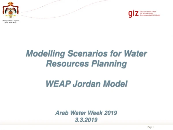 Arab Water Week 2019 3.3.2019