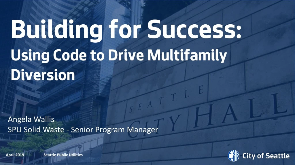 building for success using code to drive multifamily diversion