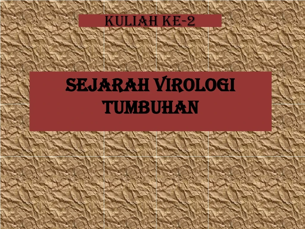 kuliah ke 2