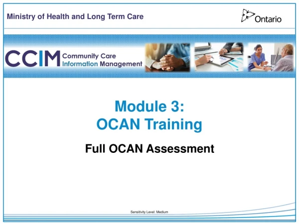 Module 3: OCAN Training
