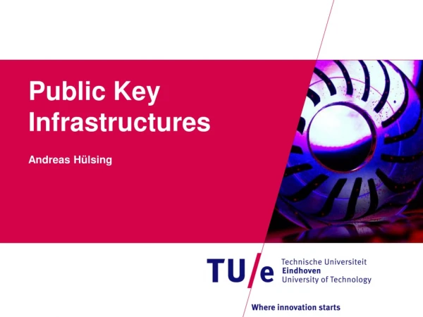 Public Key Infrastructures