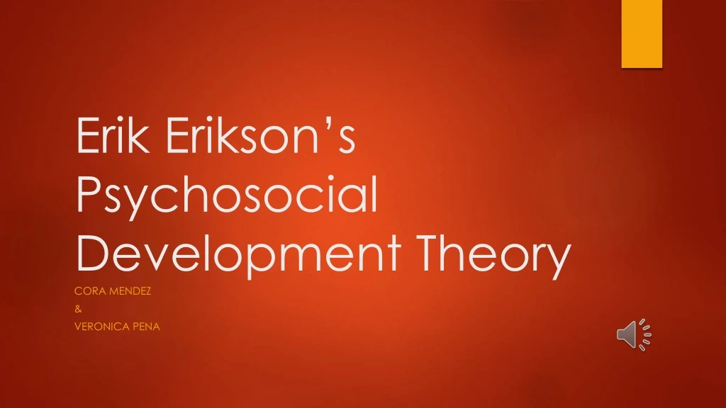 erik erikson s psychosocial development theory