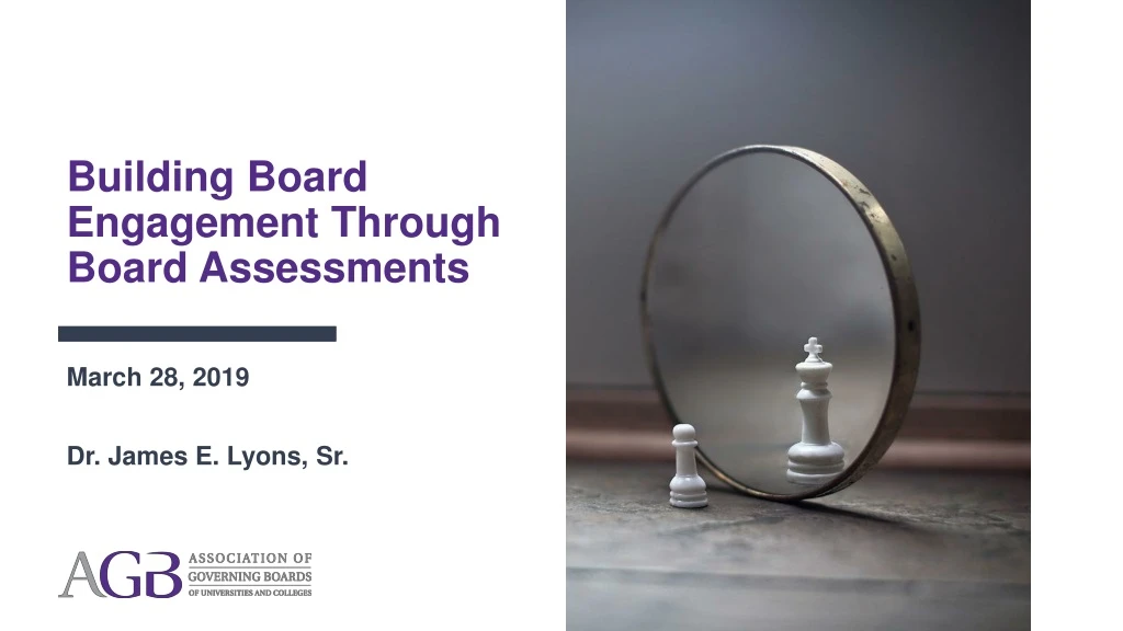 building board engagement through board assessments