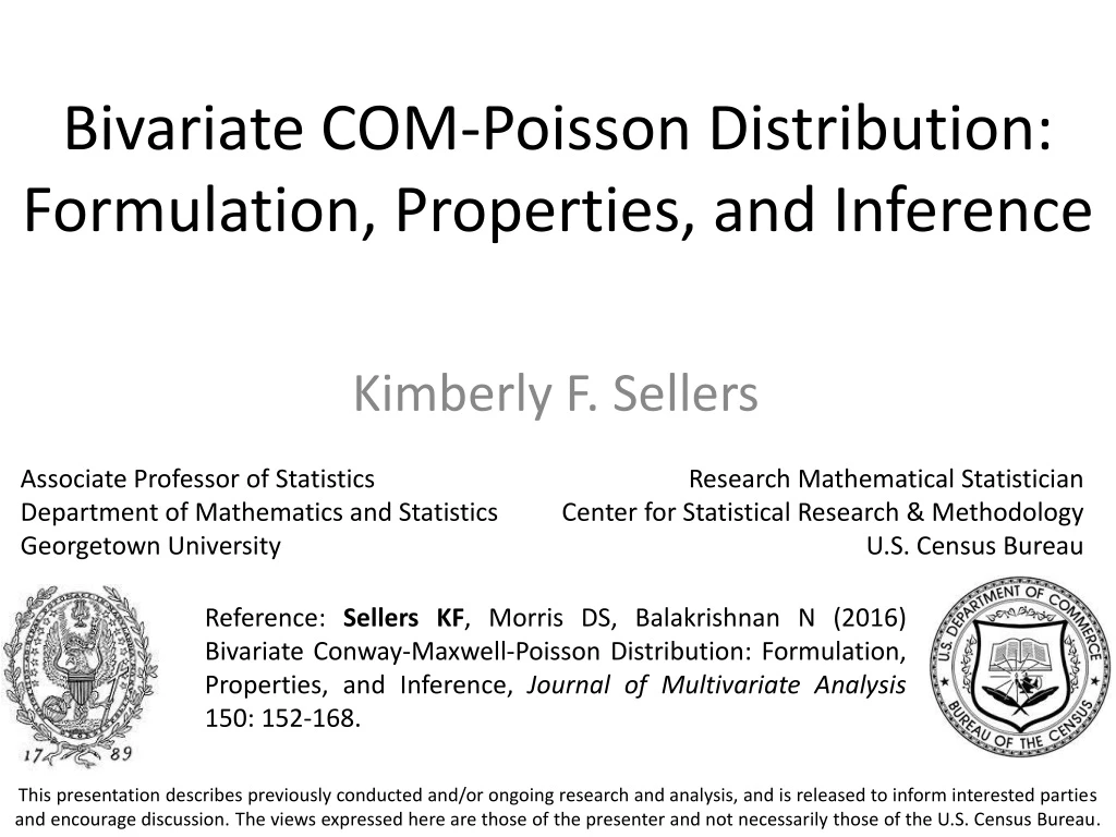 bivariate com poisson distribution formulation properties and inference