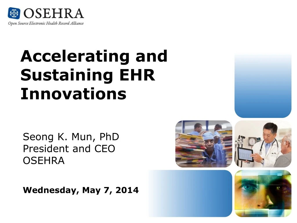 accelerating and sustaining ehr innovations