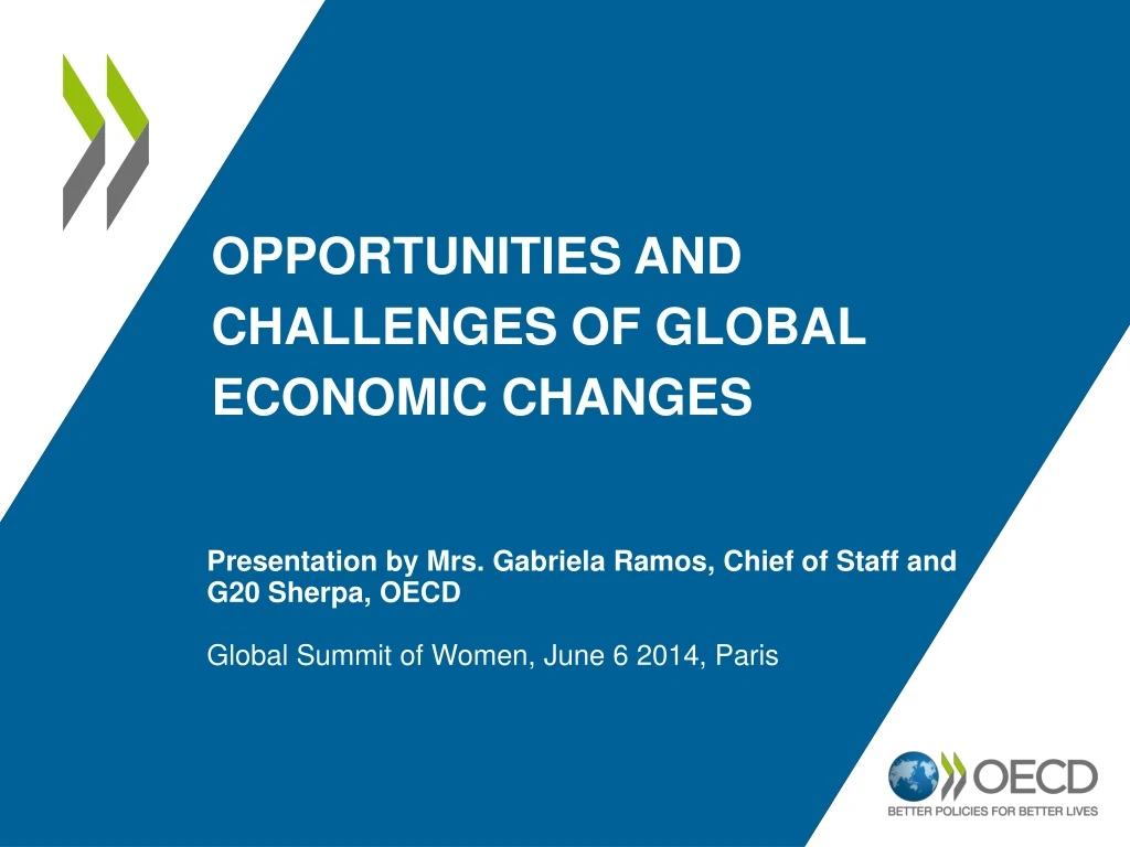 opportunities and challenges of global economic changes