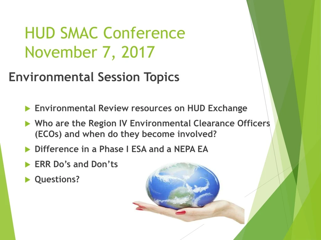 hud smac conference november 7 2017