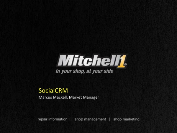 SocialCRM Marcus Mackell, Market Manager
