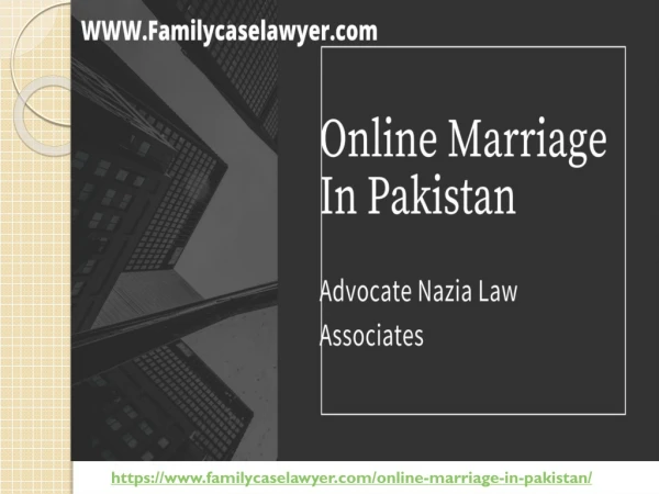 Online Marriage In Pakistan & Best Platform For U