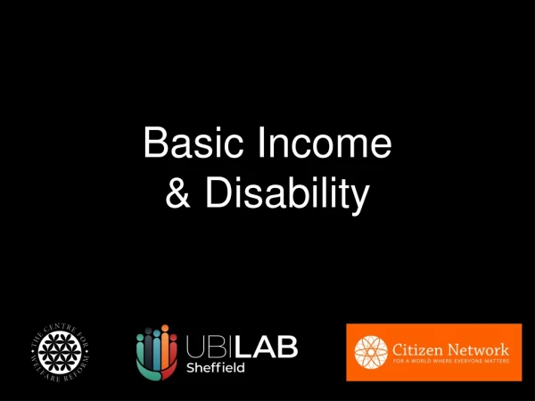 Basic Income &amp; Disability