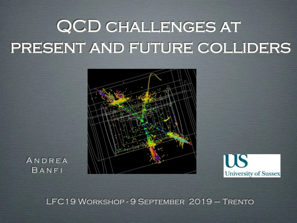 QCD challenges at present and future colliders