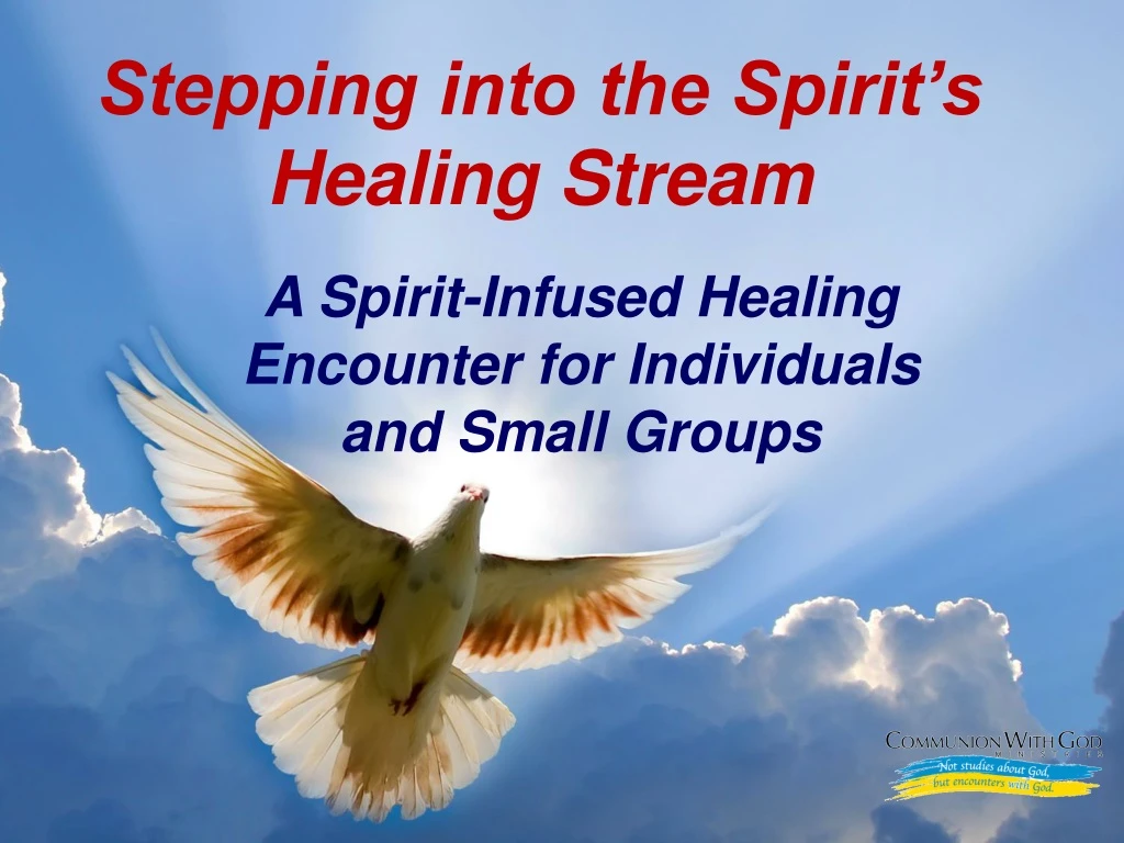 stepping into the spirit s healing stream