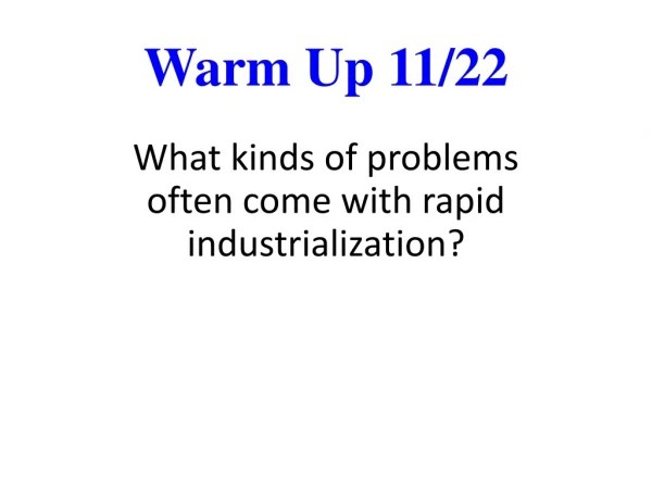 Warm Up 11/22