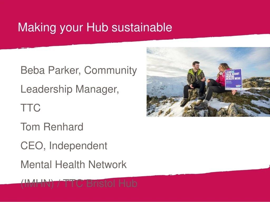 making your hub sustainable