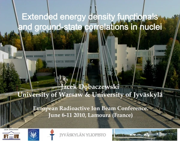 Extended energy density functionals and ground-state correlations in nuclei