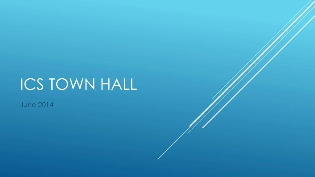 ics town hall