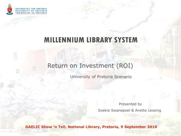 MILLENNIUM LIBRARY SYSTEM