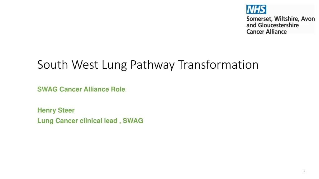 south west lung pathway transformation
