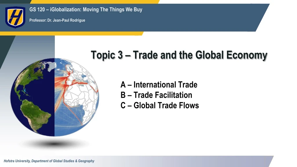 topic 3 trade and the global economy