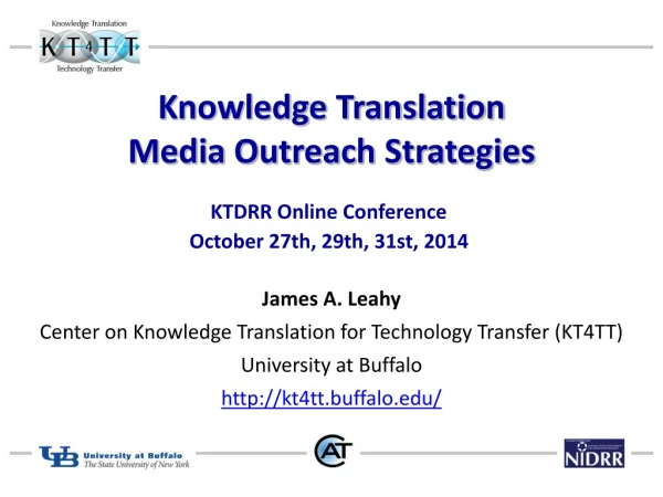 Knowledge Translation Media Outreach Strategies