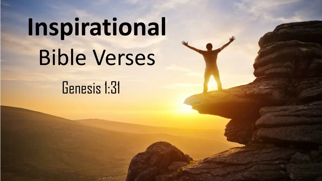 inspirational bible verses