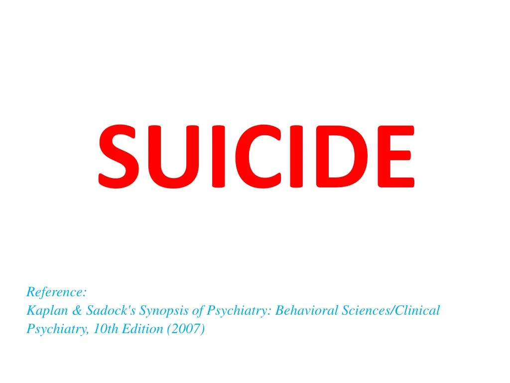 suicide