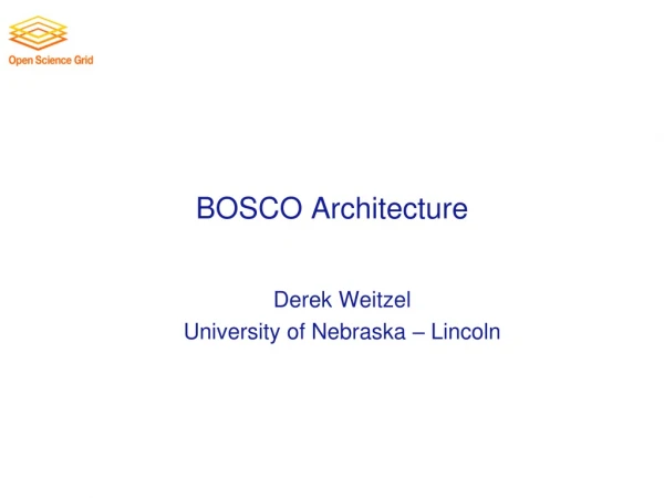 BOSCO Architecture