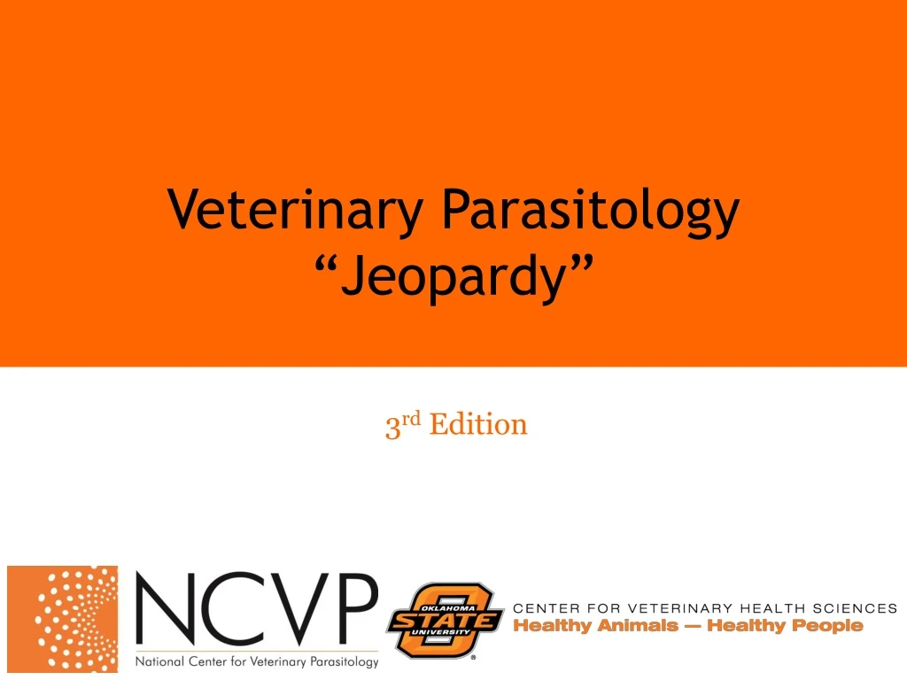 veterinary parasitology jeopardy