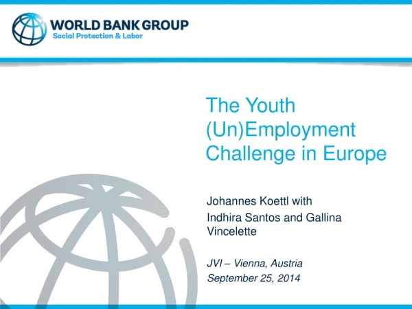 The Youth (Un)Employment Challenge in Europe